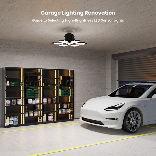 Tired of Dim Garage Lights? This Motion-Sensing LED Garage Light Solves All Your Lighting Headaches